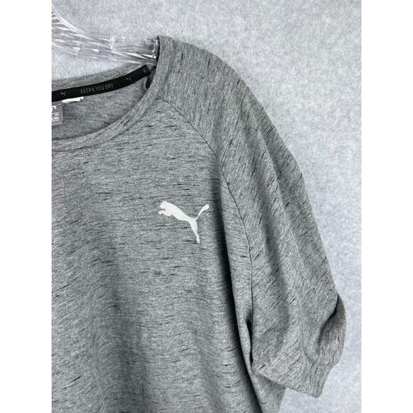 PUMA T Shirt‎ Mens 2XL Gray Short Sleeve Keep You Dry Performance - Picture 3 of 8